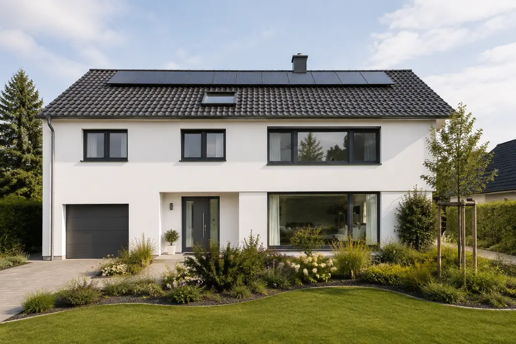 Einfamilienhaus energetisch modernisiert